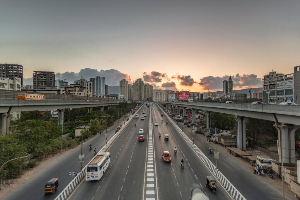 India road city transportation